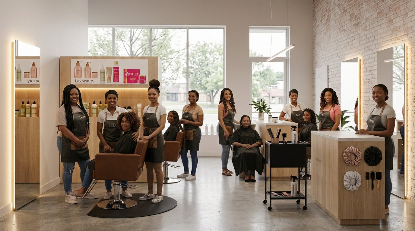 Natural Hair Bar salon experience